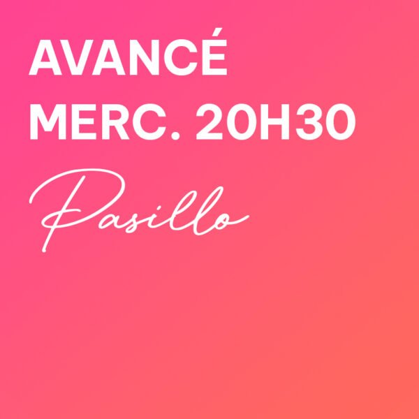 AVANCÉ MERCREDI 20H30, 2025/2026